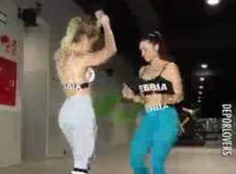 الفتيات حزب الرقص مضخ.